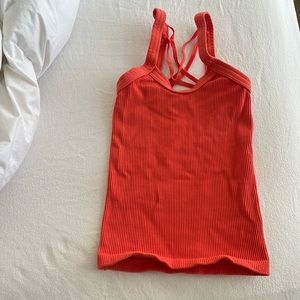 Coral Orange Free People Tank